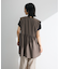 麻調ミディ丈ZIPベスト