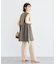 麻調ミディ丈ZIPベスト