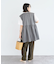 麻調ミディ丈ZIPベスト