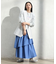 ウエストラインフリルティアードスカート