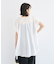 ドロストネックフレンチスリーブブラウス