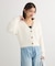 ・Petit Fleur シャギーニットカーディガン