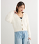 ・Petit Fleur シャギーニットカーディガン