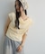 ドレープオフショルフレンチ袖Tシャツ
