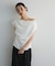 ドレープオフショルフレンチ袖Tシャツ