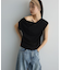 ドレープオフショルフレンチ袖Tシャツ