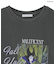 VILLAINS/ピグメントプリント長袖Tシャツ