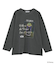 VILLAINS/ピグメントプリント長袖Tシャツ
