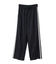 ラメピンストライプサイドラインパンツ