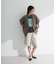 ・ELENCARE DUE ストライプショートパンツ