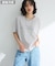 箔プリントフェミニンロゴTシャツ