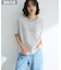 箔プリントフェミニンロゴTシャツ