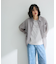 箔プリントフェミニンロゴTシャツ