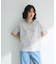 箔プリントフェミニンロゴTシャツ