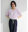 箔プリントフェミニンロゴTシャツ