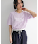 箔プリントフェミニンロゴTシャツ