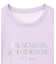 箔プリントフェミニンロゴTシャツ