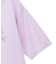 箔プリントフェミニンロゴTシャツ