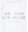 箔プリントフェミニンロゴTシャツ