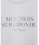 箔プリントフェミニンロゴTシャツ
