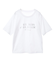 箔プリントフェミニンロゴTシャツ
