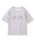 箔プリントフェミニンロゴTシャツ