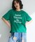 多段フェミニンロゴボックスTシャツ