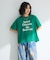 多段フェミニンロゴボックスTシャツ