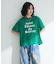 多段フェミニンロゴボックスTシャツ