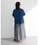 多段フェミニンロゴボックスTシャツ