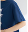 多段フェミニンロゴボックスTシャツ