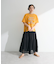 多段フェミニンロゴボックスTシャツ