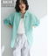 綿麻混レギュラーカラーBIGシルエットシャツ