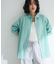 綿麻混レギュラーカラーBIGシルエットシャツ