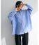 綿麻混レギュラーカラーBIGシルエットシャツ