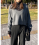 2WAY ショート丈ニットプルオーバー