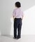 接触冷感ウエストレイヤードツイルパンツ