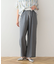 接触冷感ウエストレイヤードツイルパンツ