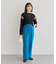 接触冷感ウエストレイヤードツイルパンツ