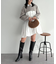 ボレロ付ニットワンピース