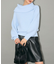 オフショルダーニット