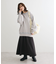 ・QUON ワイドプリーツショルダーバッグ