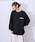 ハイキュー!! モノクロプリント音駒長袖Tシャツ