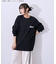 ハイキュー!! モノクロプリント音駒長袖Tシャツ