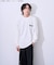 ハイキュー!! モノクロプリント音駒長袖Tシャツ