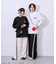 ハイキュー!! モノクロプリント音駒長袖Tシャツ