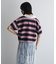 エムブレム刺繍ショートボーダーカットソー