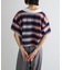 エムブレム刺繍ショートボーダーカットソー