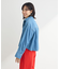 ショート丈デニムシャツ