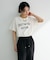 汗染み防止カレッジロゴボックスTシャツ
